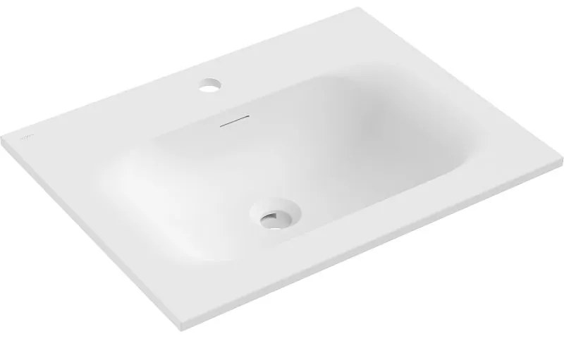 Mexen Vela, umývadlo na zapustenie 61 x 46,5 cm, biela matná, 25236001
