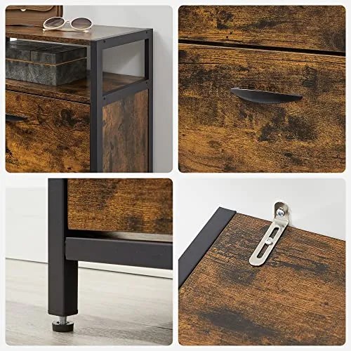 Vyklopný botník, 2 zásuvky, čierna, tmavo-hnedá farba, 95x60x30cm