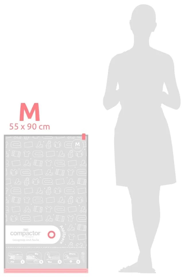 Compactor Vákuový úložný vrece Bag Aspispace M 55 x 90 cm RAN4744, M