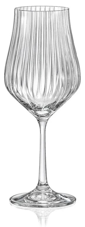 Súprava 6 pohárov na víno Crystalex Tulipa Optic, 350 ml