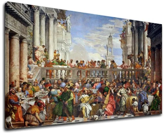 Obraz na plátne Paolo Veronese - Svadba v Káne Galilejskej | rôzne rozmery