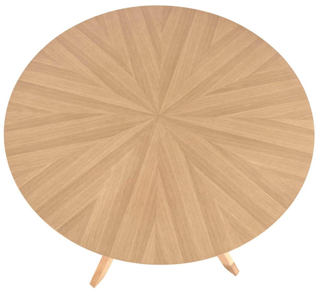 Okrúhly stôl lecra ø 120 cm dubový MUZZA