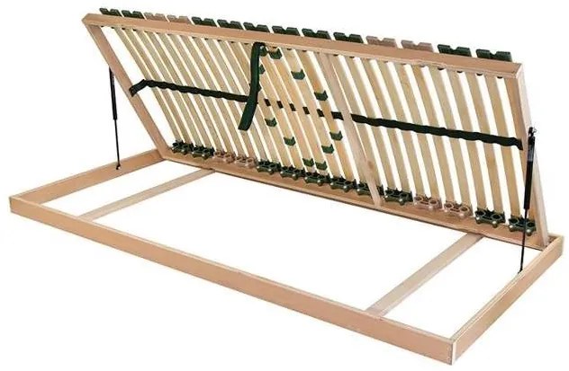 Ahorn PORTOFLEX Kombi P PRAVÝ - výklopný lamelový rošt 100 x 190 cm, brezové lamely + brezové nosníky
