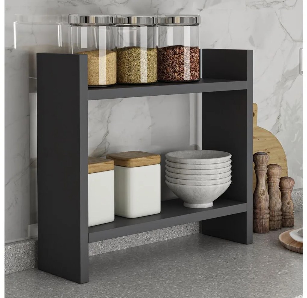 Polica KOREN antracit