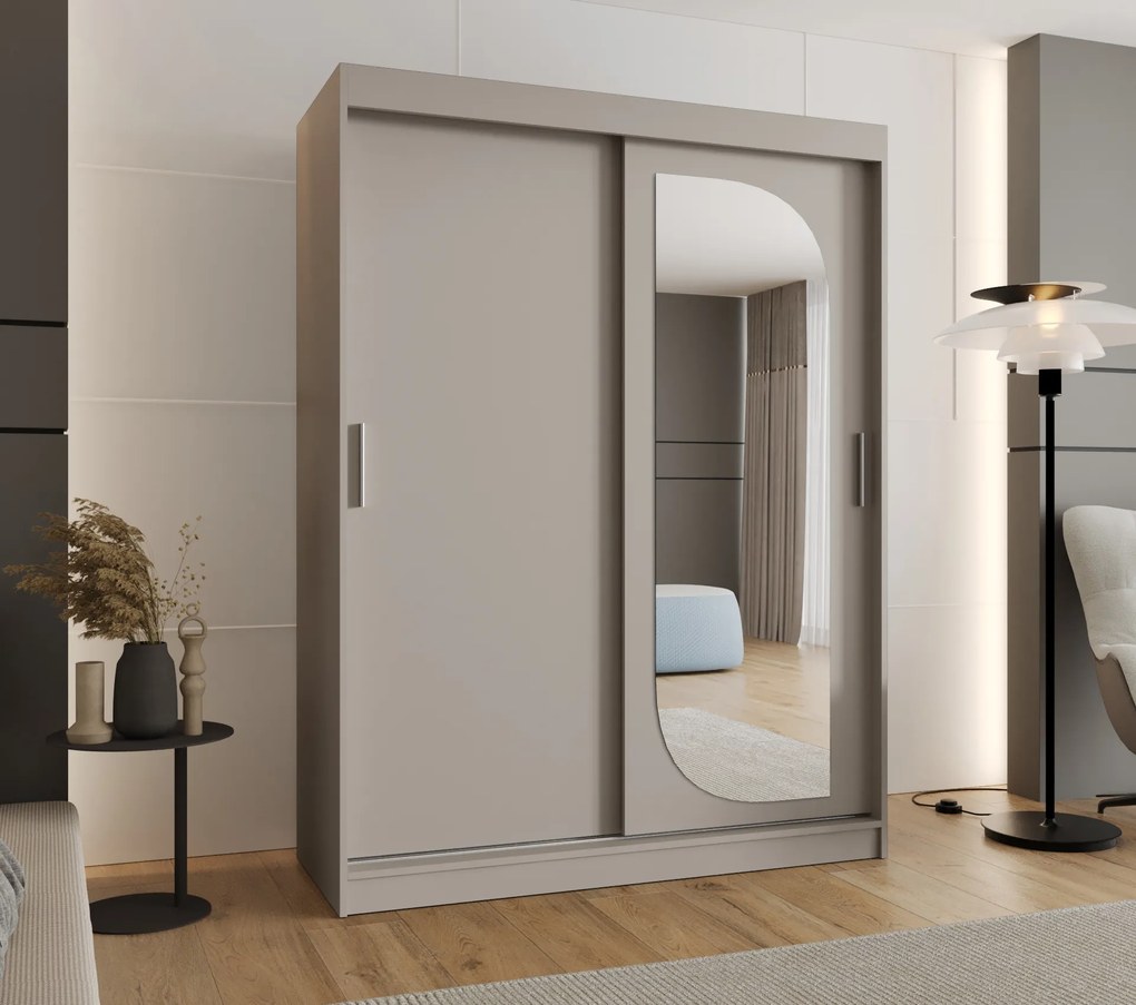 Šatníková skriňa 150 cm Lulu (kašmír). Akcia -20%. Vlastná spoľahlivá doprava až k Vám domov. 1125976