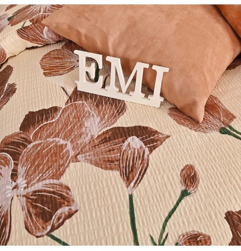 Obliečky krepové Davina EMI, Štandardný set jednolôžko obsahuje 1x 140x200 + 1x 70x90