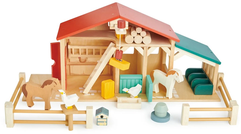 Tender Leaf - Drevená farma so zvieratkami