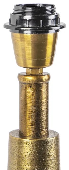 Stolná lampa v štýle Art Deco bronzová bez tienidla - Diverso