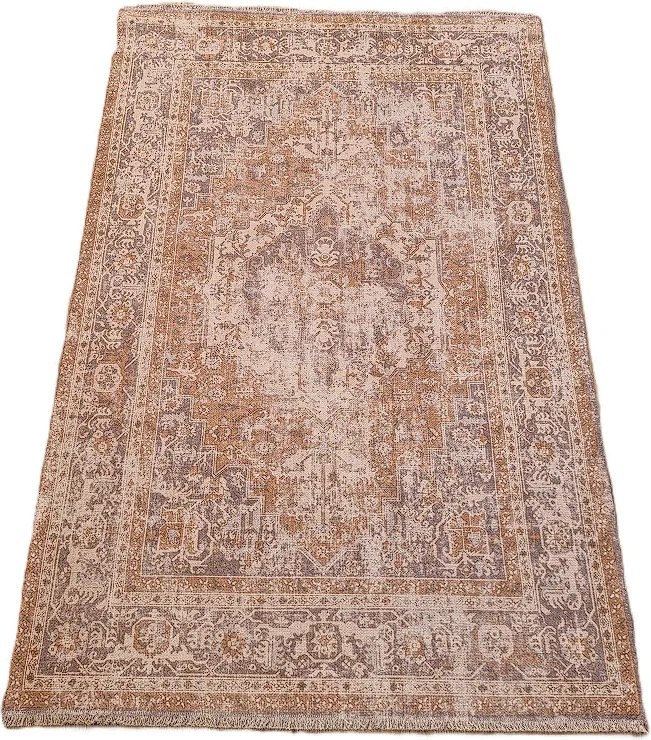 Orientálny koberec BANCO NEW P1796 VISION – krémovo-hnedý vzor Rozmer: 60x110 cm