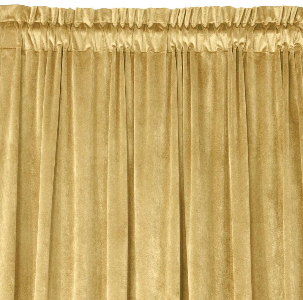 ZATEMŇOVACÍ ZÁVES NA PÁSKE PIERRE 140X300 CM HORČICOVÁ