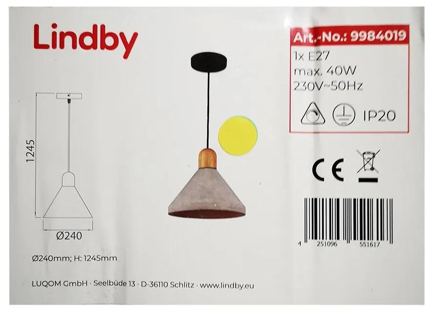 Lindby Lindby - Luster na lanku CAISY 1xE27/40W/230V LW0084