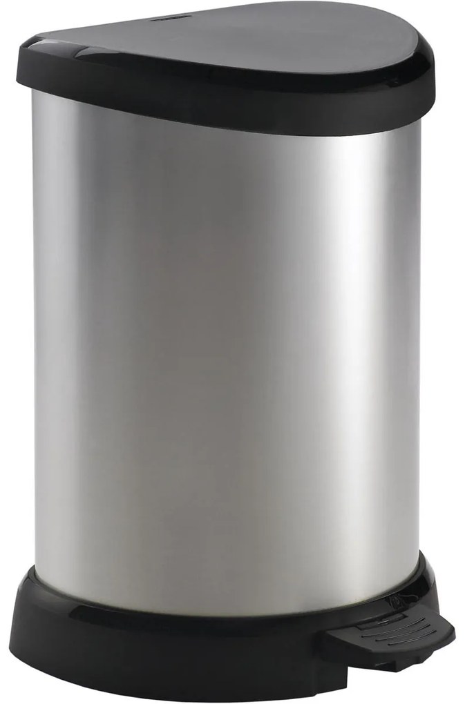Curver Odpadkový kôš DECO BIN 20l strieborný