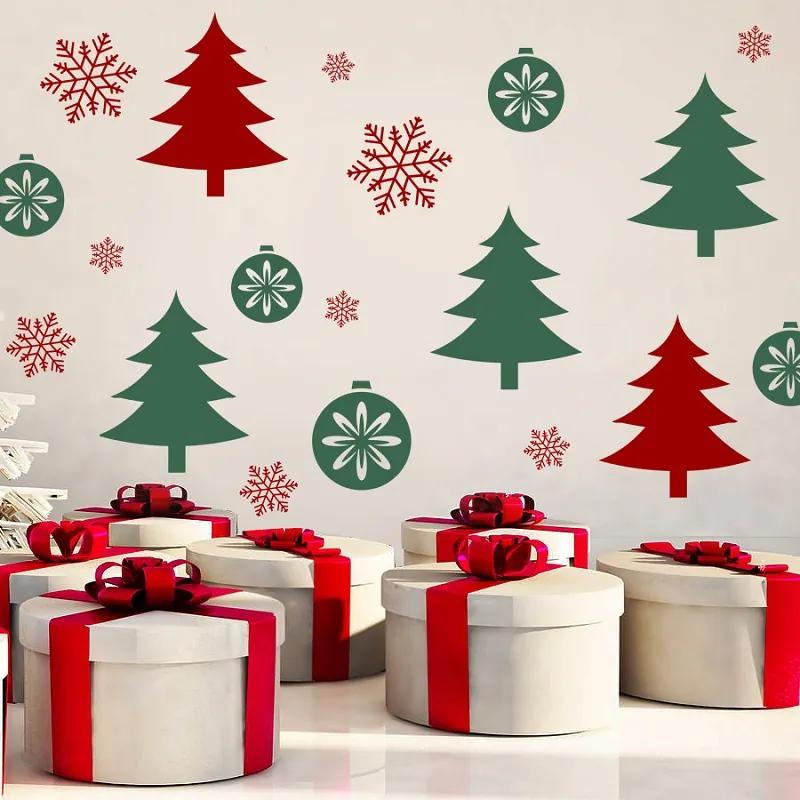 Housedecor Vianočná dekorácie na stenu - Vianočný les