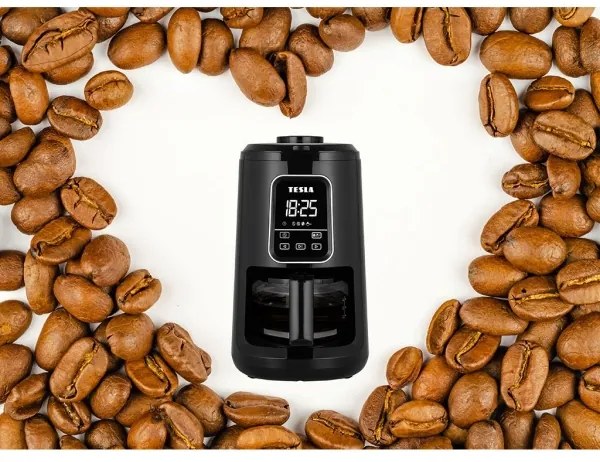 TESLA Electronics - Kávovar s mlynčekom 2v1 900W/230V