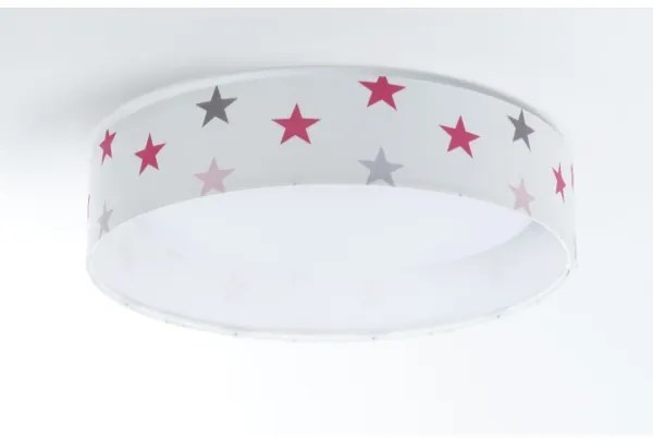 LED Stmievateľné svietidlo GALAXY KIDS LED/24W/230V hviezdičky biela/ružová/šedá +DO
