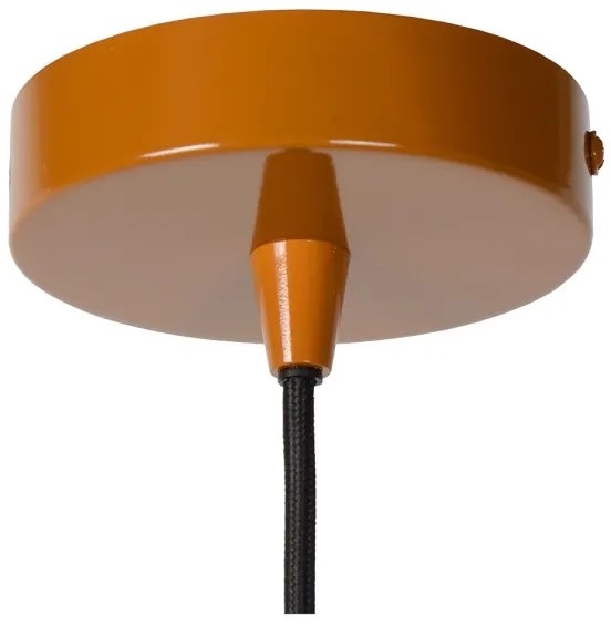 Lucide 30482/31/44 - Luster na lanku MISHA 1xE27/60W/230V oranžová