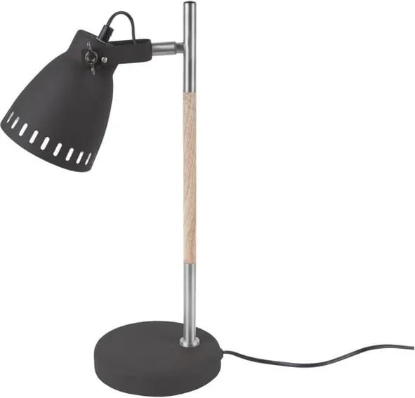 Čierna stolová lampa Leitmotiv Mingle
