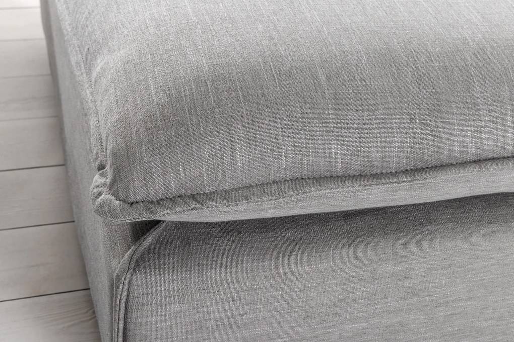 Taburetka Heaven 100cm sivá bielizeň