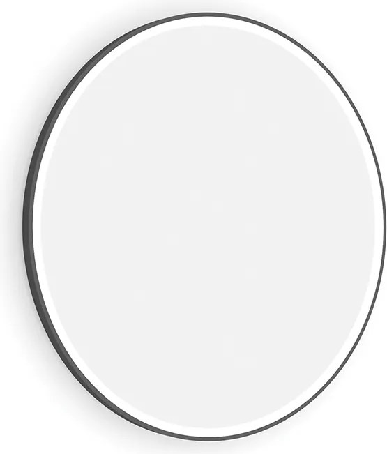Nimco Čierne okrúhle LED zrkadlo priem. 600 - ZPC 28000R-90