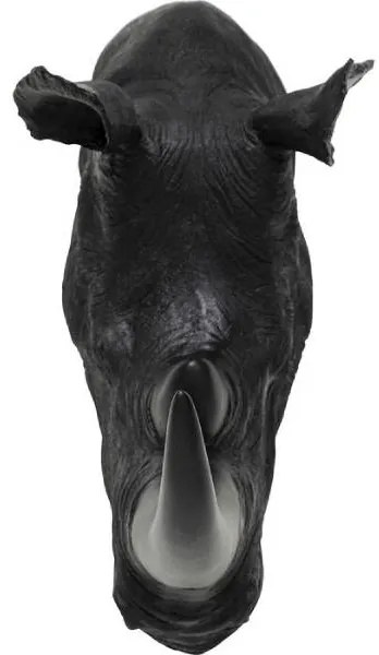 Rhino Head dekorácia čierna