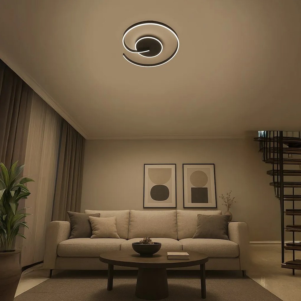 Stropné LED svietidlo Lorenzo, 1x LED 22w, 4000k, b