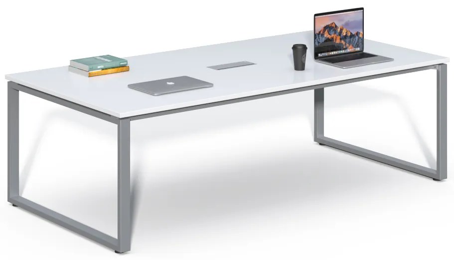 Konferenčný stôl Houseland Prime Meet 01 240 cm biely