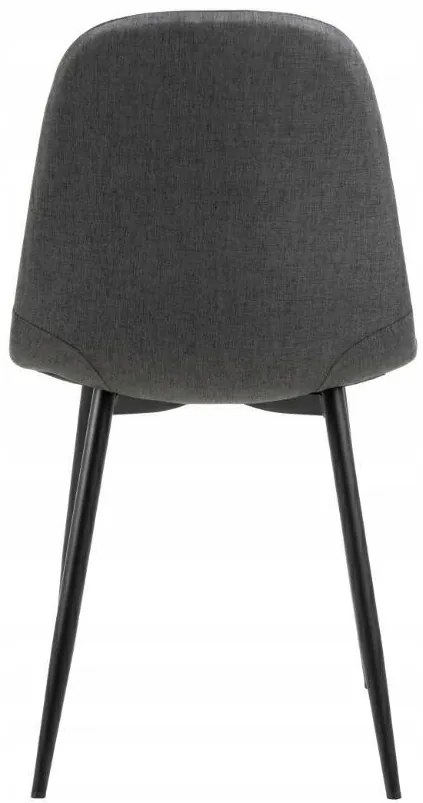 Jídelní židle Celia šedá/černá