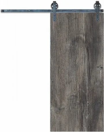 Moderné posuvné dvere s dizajnom zašlého dreva 60cm, 203cm