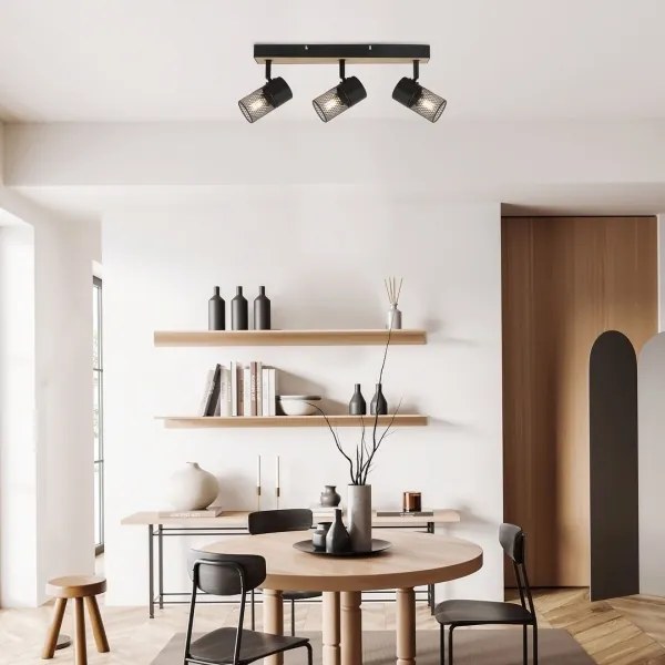 Rabalux 71153 - Bodové svietidlo METTA 3xE14/40W/230V