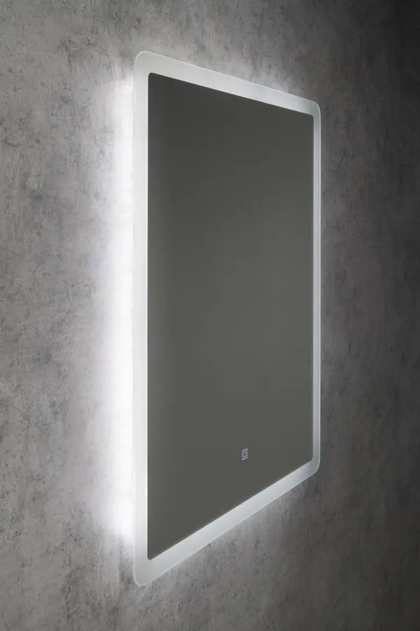 Aqualine Aqualine, FAGO LED podsvietené zrkadlo 60x80cm, dotykový senzor, stmievateľné, FA060