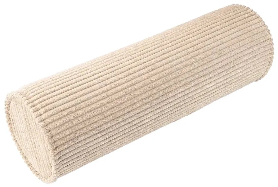 Svetlohnedý menčestrový detský pohovkový vankúš Roll – Wigiwama