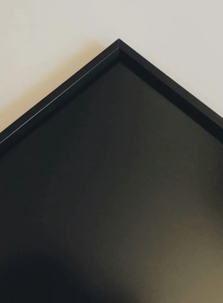 Toptabule.sk 023CC Čierna tabuľa na magnetky PREMIUM v hliníkovom čiernom ráme 150x100cm /
