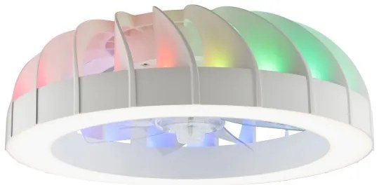 Brilliant - LED RGBW stropný ventilátor FANORA LED/30W/230V + DO