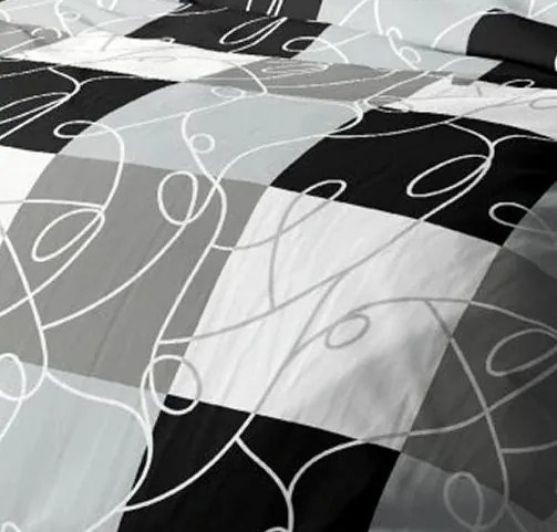 Krepové bavlnené obliečky Homa PURA GREY DAME 2-dielna sada 140x200 cm