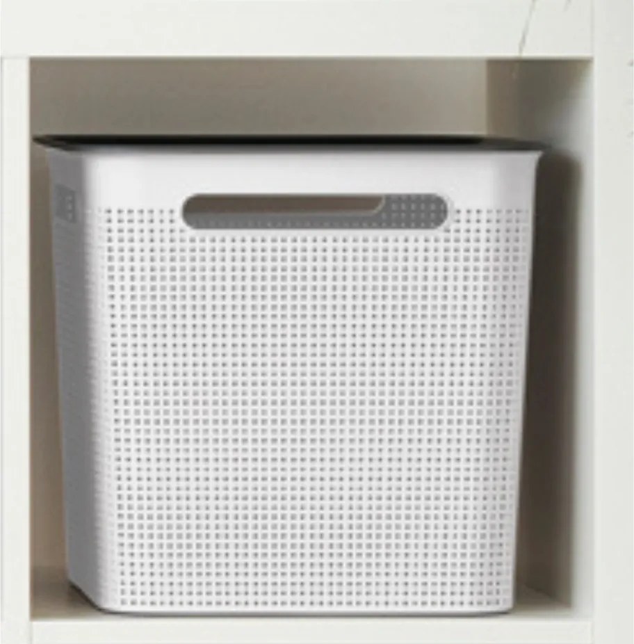 Rotho Úložný box s víkem a s madly BRISEN 18l, 29x29x29cm, bílý