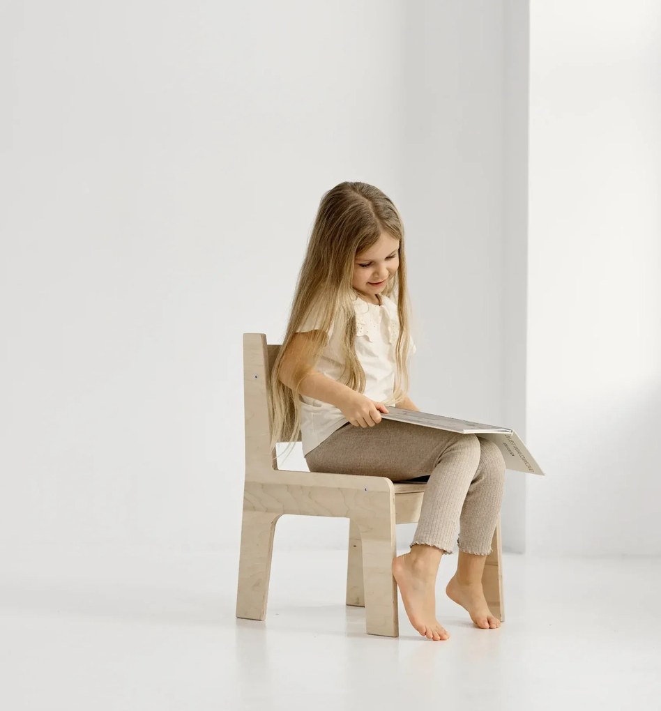 Detská stolička natural L