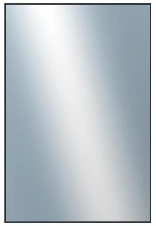 DANTIK - Zrkadlo v rámu, rozmer s rámom 80x160 cm z lišty Hliník čierna (7001021)