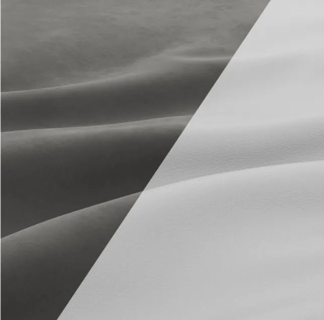 Trojmiestna rozkladacia sedačka LUNA popolová / biela