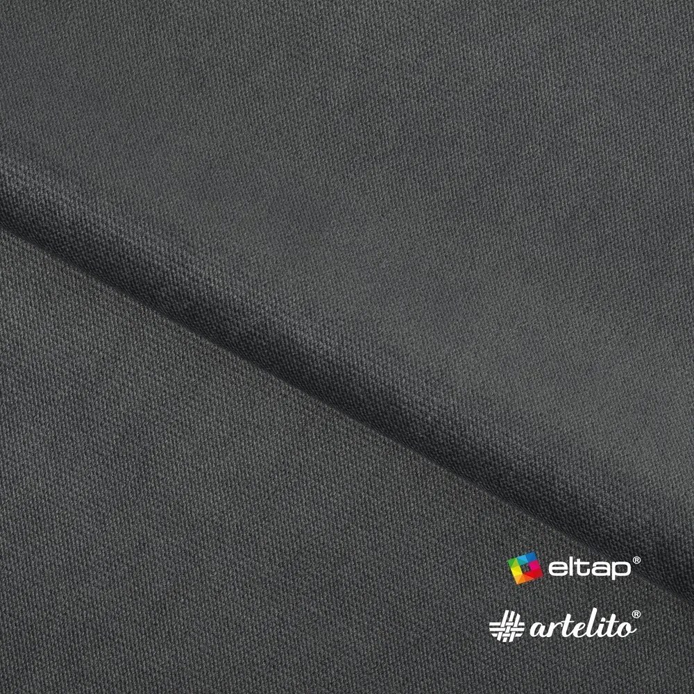 Taupe zamatová rozkladacia/s úložným priestorom pohovka ľavý roh 223 cm Fabillo – ELTAP