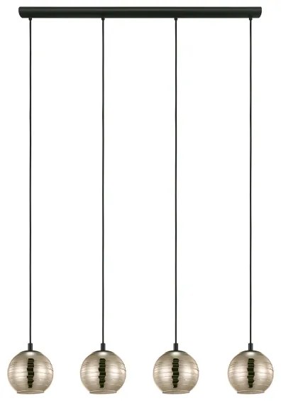 Eglo 39686 - Luster na lanku LEMORIETA 4xE27/40W/230V