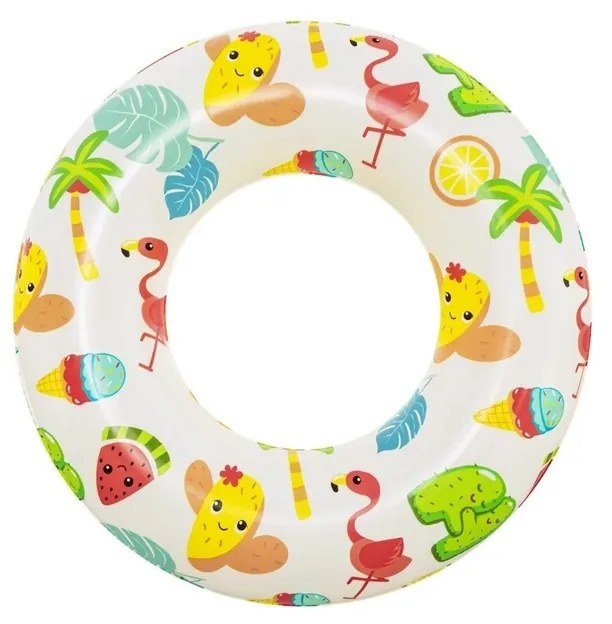 Bestway Nafukovací SET - bazén 122 cm, plávací kruh 46 cm, lopta 27 cm