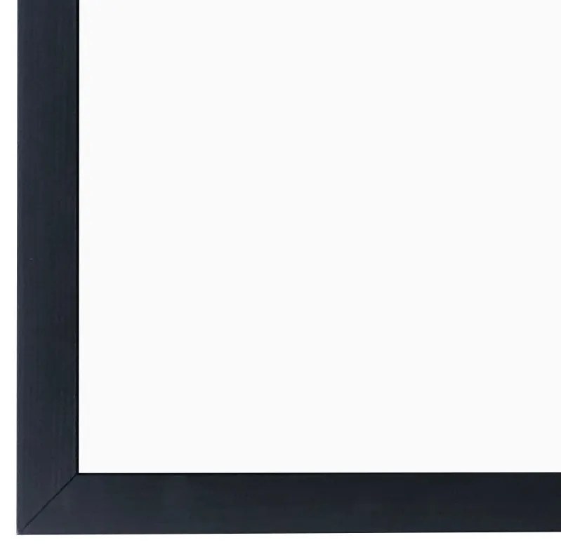 Toptabule.sk Biela magnetická popisná tabuľa v čiernom drevenom ráme COLOR 200x100 cm