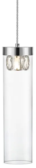 Zuma Line P0389-01D-F4AC - Krištáľový luster na lanku GEM 1xG9/28W/230V