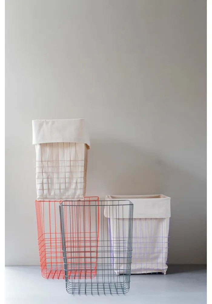 Zelený kovovo-látkový kôš na bielizeň 64 l Store-It – Mette Ditmer Denmark