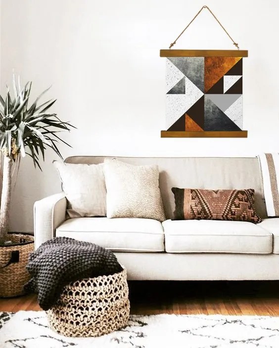 Závesné plátno na stenu Dialogue with Modern Creation / Dan Johannson - 60x60 cm – prírodný rám