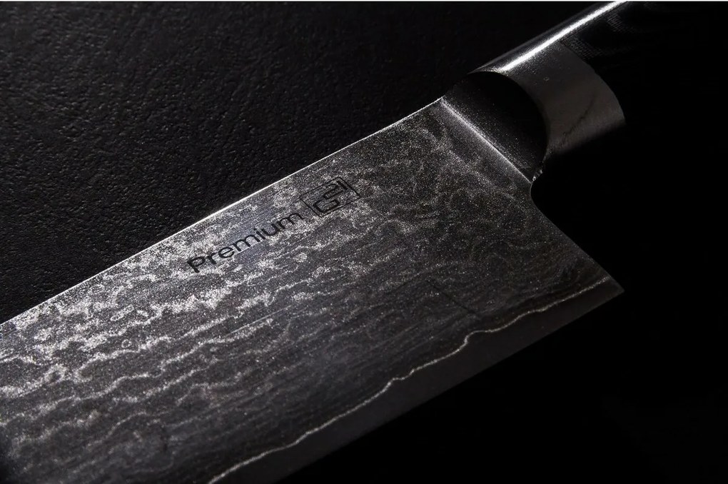 Súprava nožov G21 Damascus Premium v bambusovom bloku, Box, 3 ks + brúsny kameň