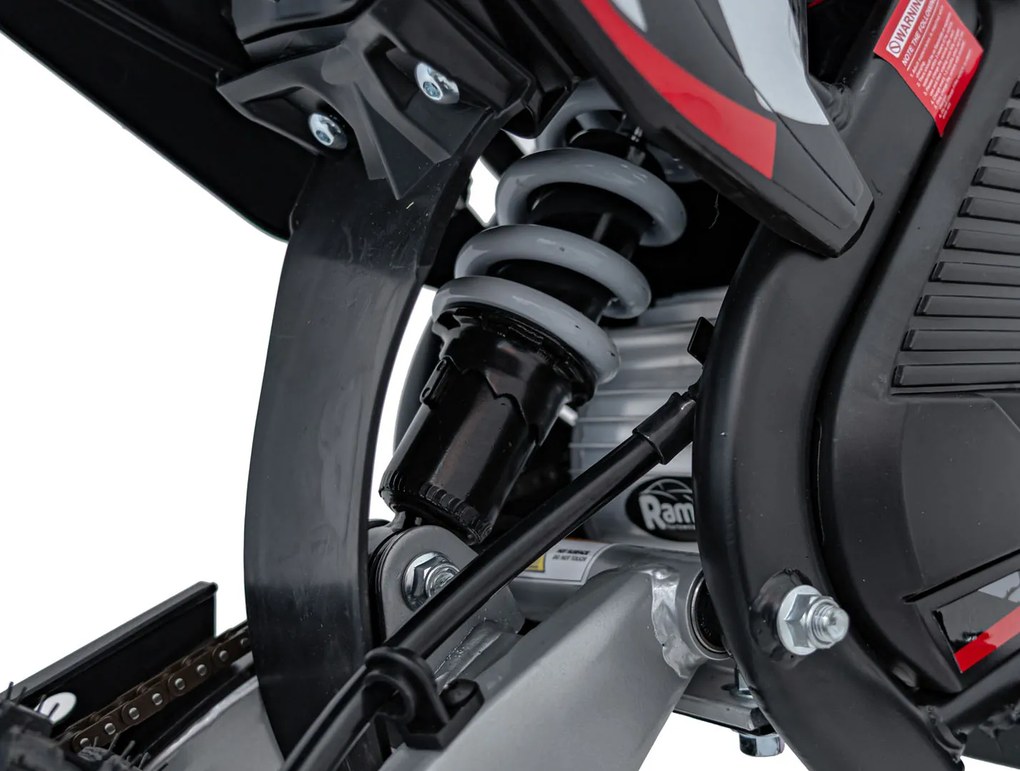 Elektrický detský PIT BIKE s batériovým motorom - červený