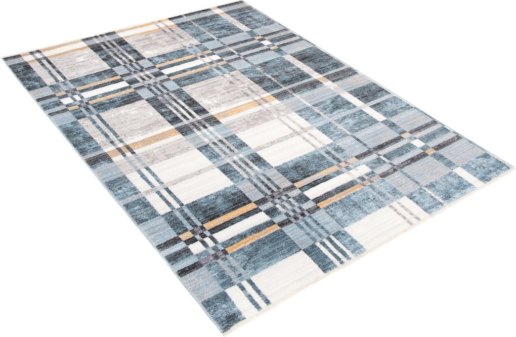 TA Koberec 3545B D.BLUE / L.BLUE MYSTIC Rozmer: 120x180 cm