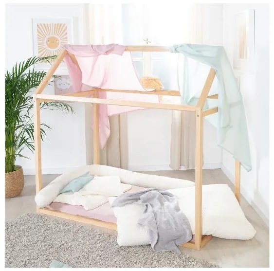 roba Detská domčeková posteľ Montessori (bambus)  (100397149)