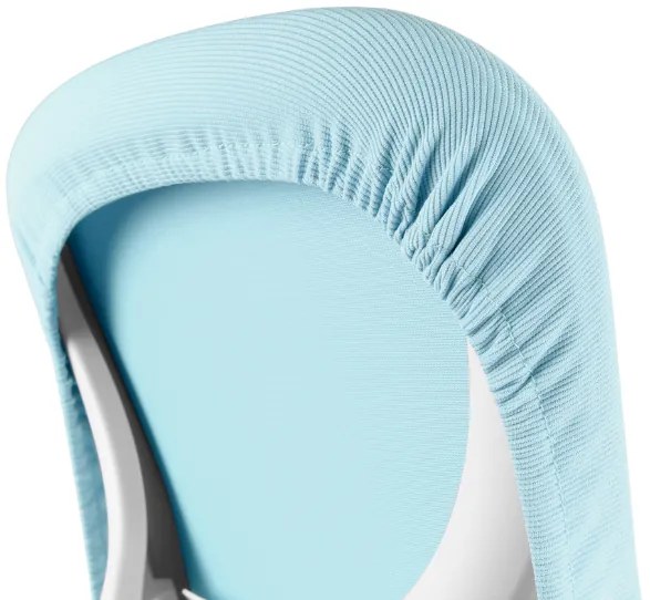 Detská rastúca stolička Neoseat JUNI 006 — látka, prateľný poťah, modrá